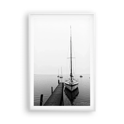 Plakát v bílém rámu - Připraven na cestu - 61x91 cm