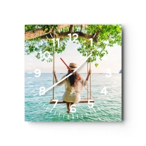 Nástěnné hodiny - Život je krásný - 30x30 cm