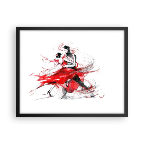 Plakát v černém rámu - Tango - rytmus náruživostí - 50x40 cm