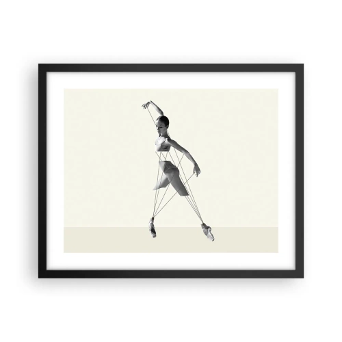 Plakát v černém rámu - V divadle světa - 50x40 cm
