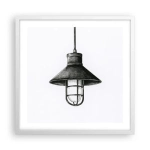 Plakát v bílém rámu - Jako před lety… - 50x50 cm