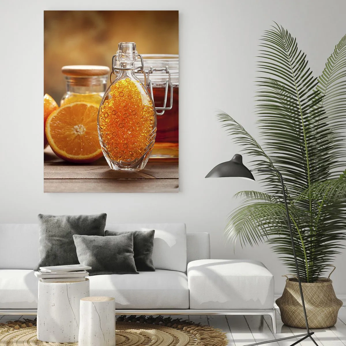 Obraz na skle - Sluneční chutě a aromata - 50x70 cm