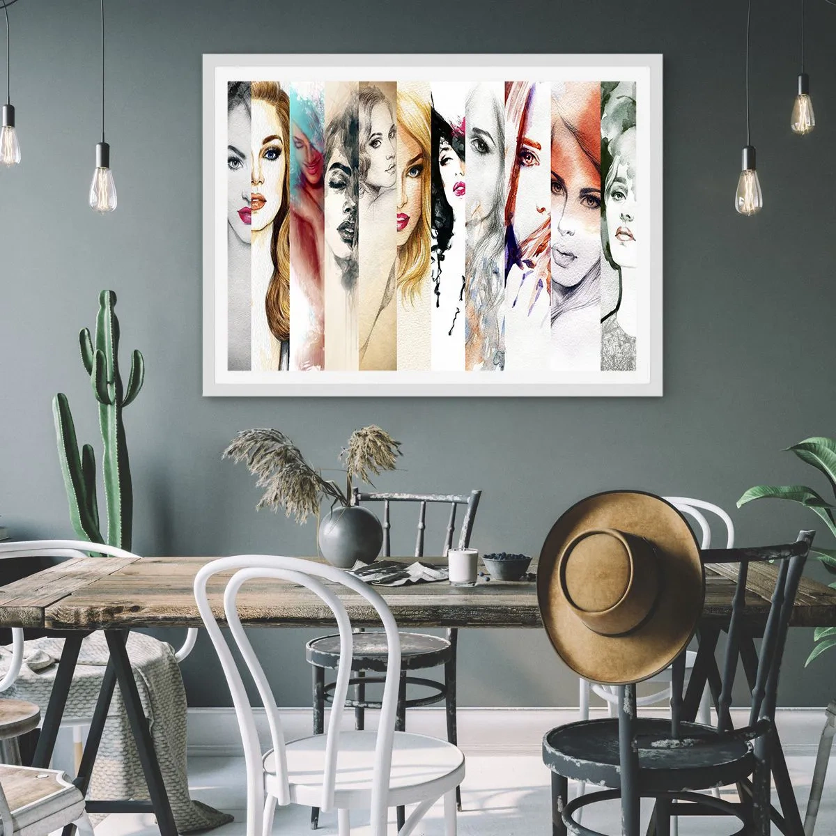 Plakát v bílém rámu - A vždy jsi to TY - 91x61 cm