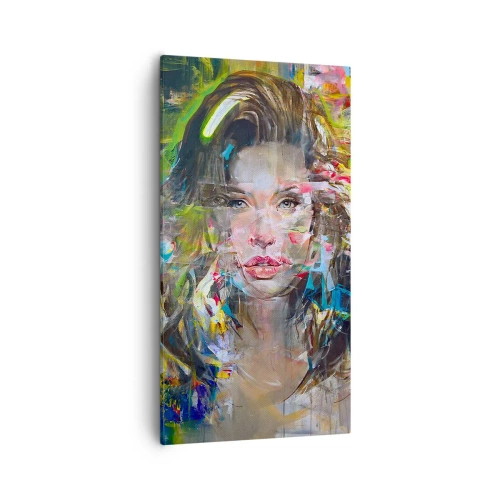 Obraz na plátně - Za závojem vzduchu - 55x100 cm