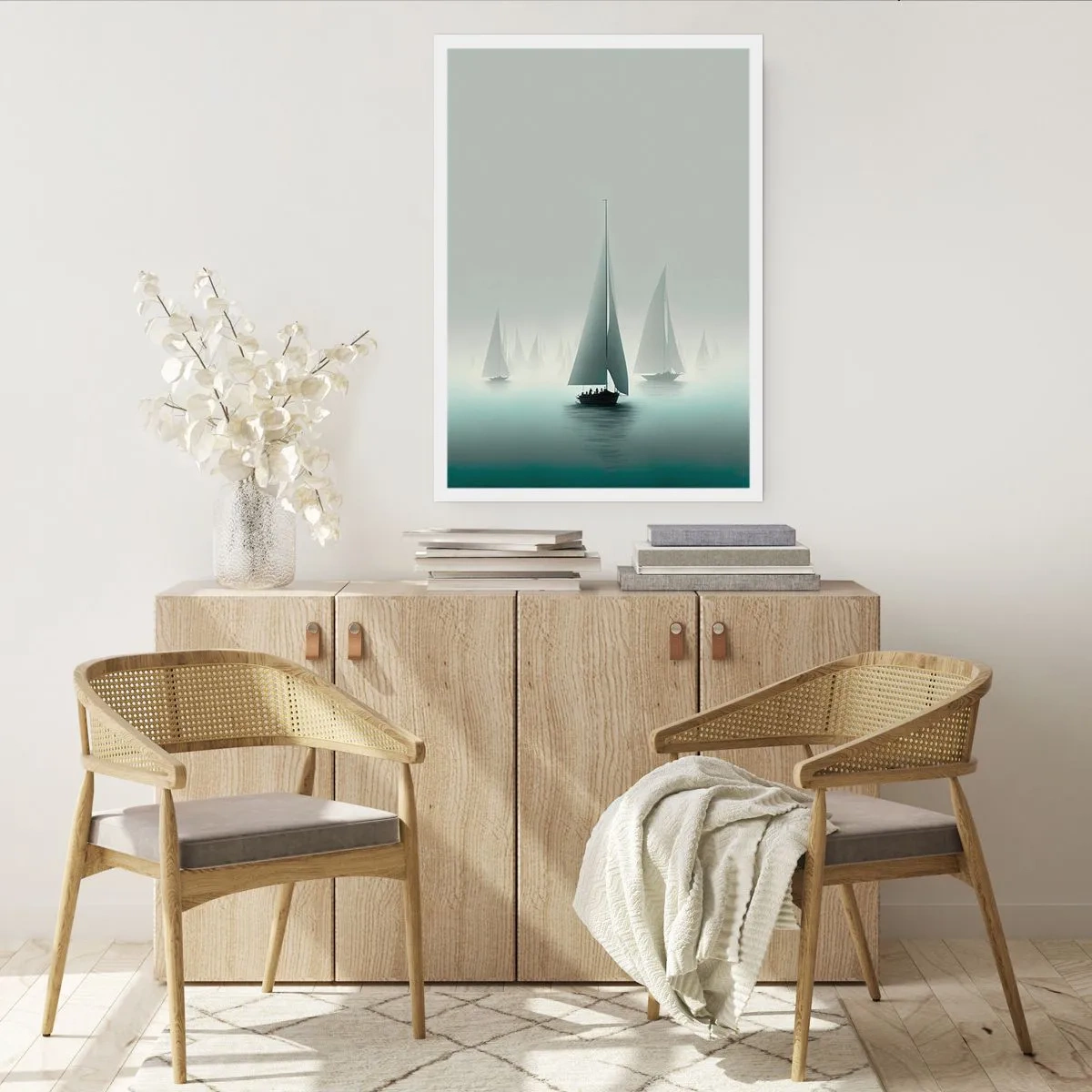 Plakát - Postavený z mlhy - 70x100 cm