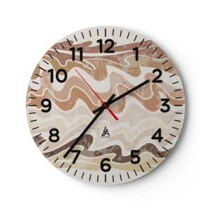 Nástěnné hodiny - Dobrá energie – dobré emoce - 30x30 cm