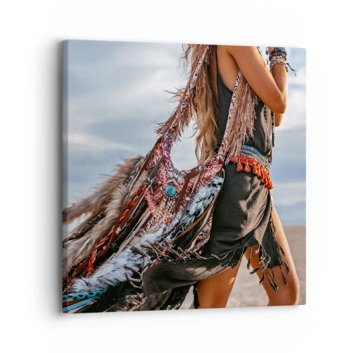 Obraz na plátně - Šamanovo děvče - 30x30 cm