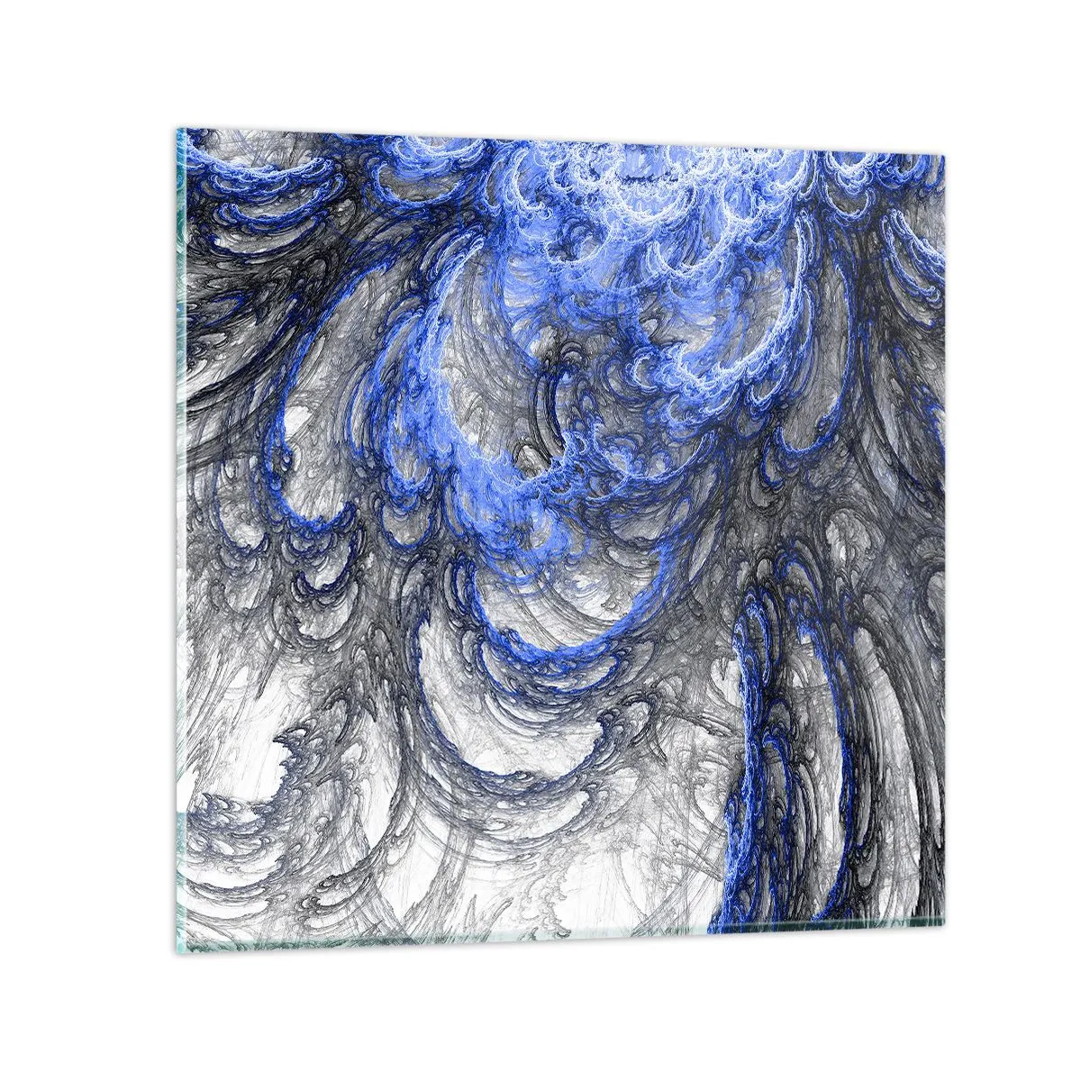 Obraz na skle - Zrod vlny - 30x30 cm
