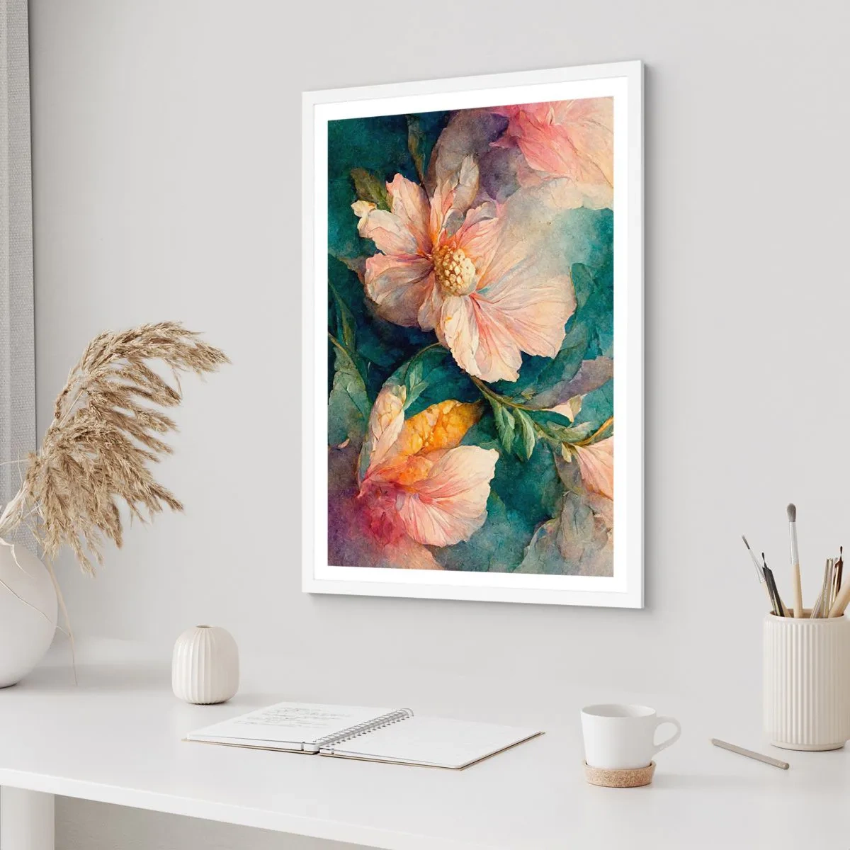 Plakát v bílém rámu - Čirá subtilnost - 40x50 cm