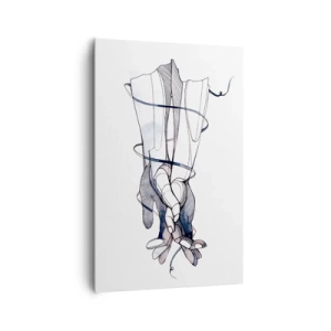 Obraz na plátně - Studie o dotyku - 80x120 cm