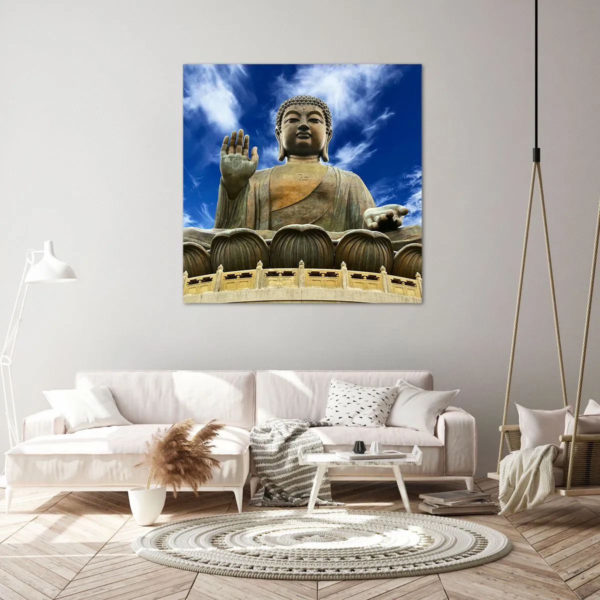 Obraz na plátně - Žij beze strachu - 50x50 cm