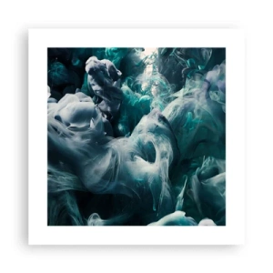 Plakát - Pohyb barvy - 40x40 cm