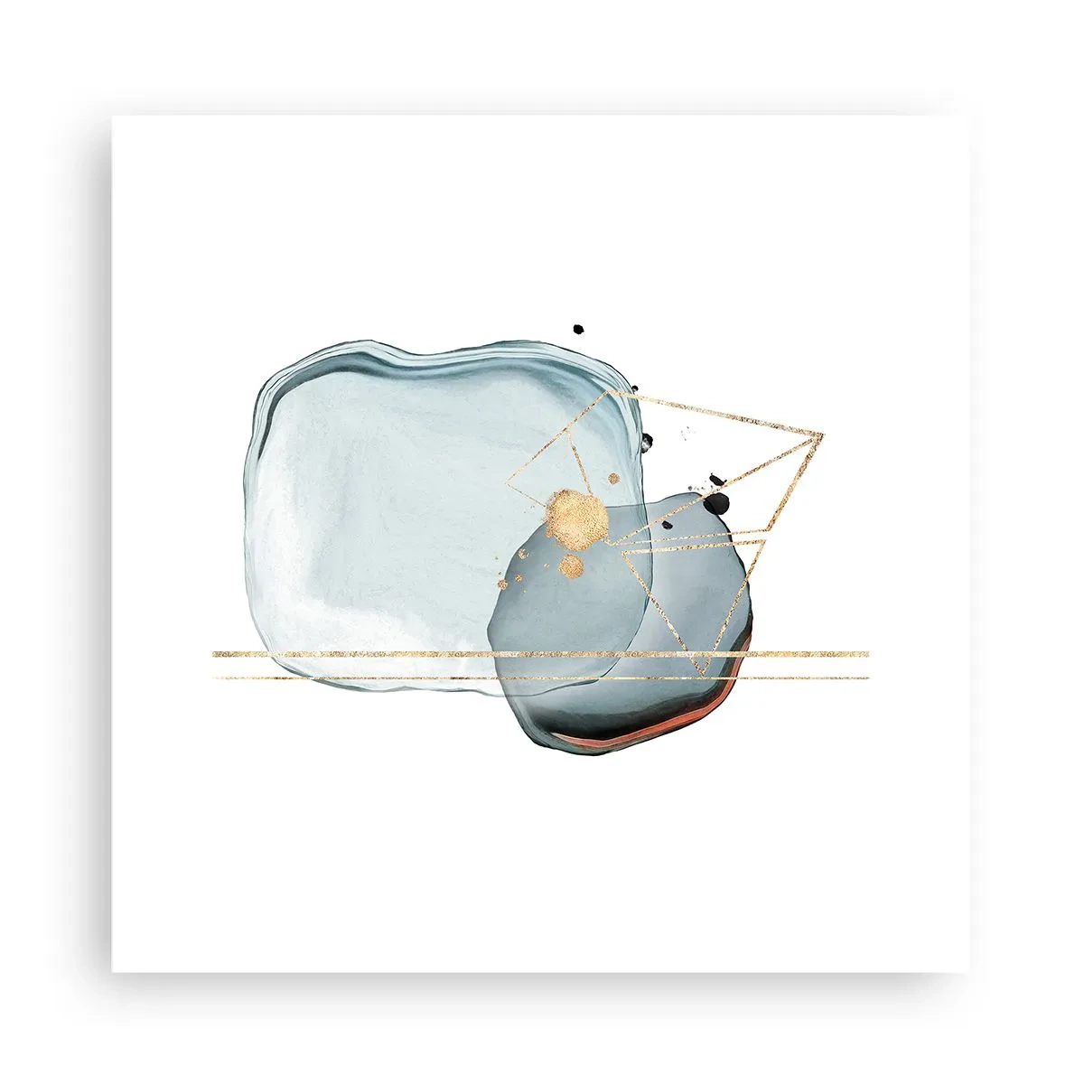 Plakát - Studie kapky - 30x30 cm