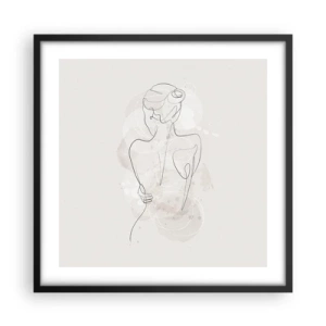 Plakát v černém rámu - Jako citlivý nástroj - 50x50 cm