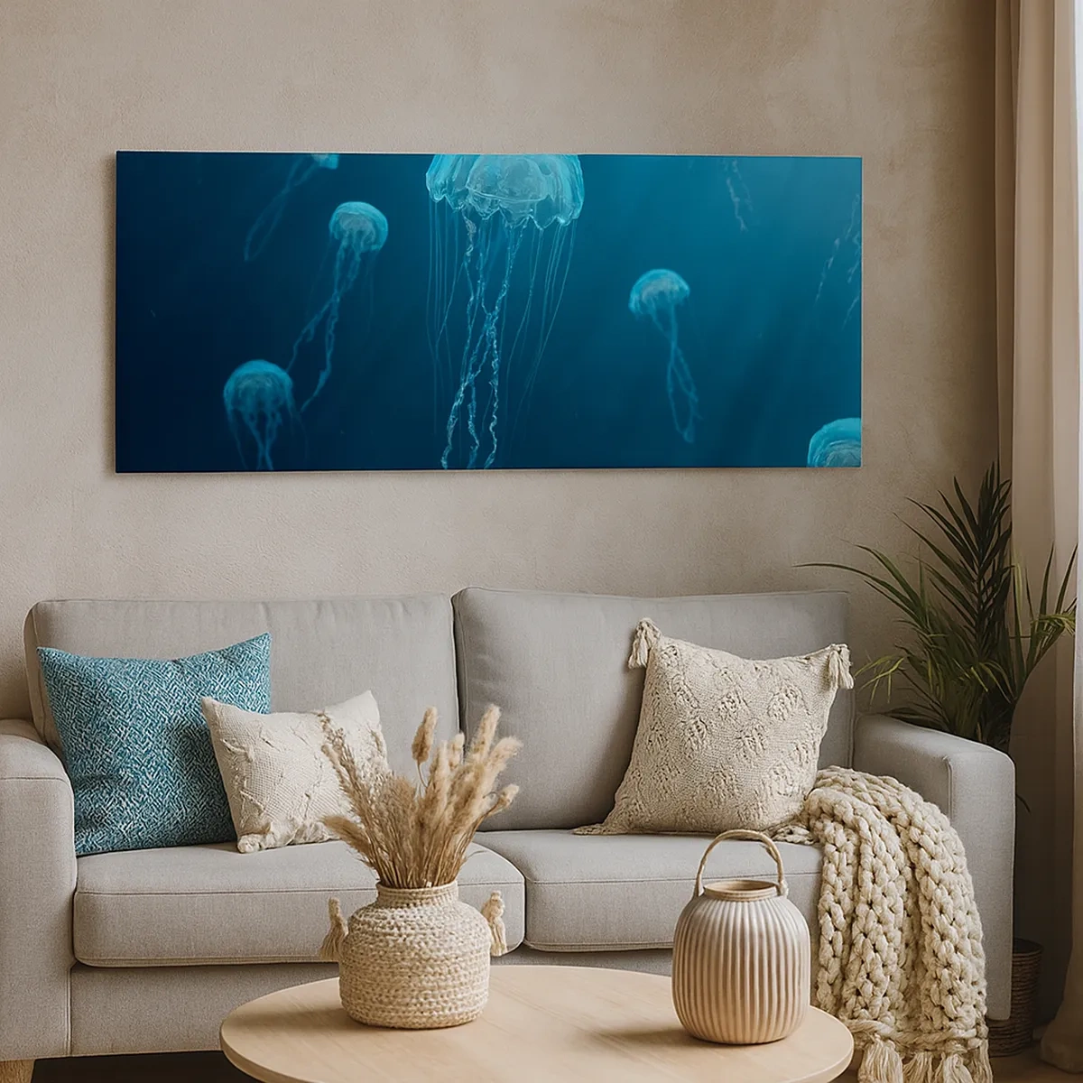 Obraz na plátně - Oceánský tanec - 30x30 cm