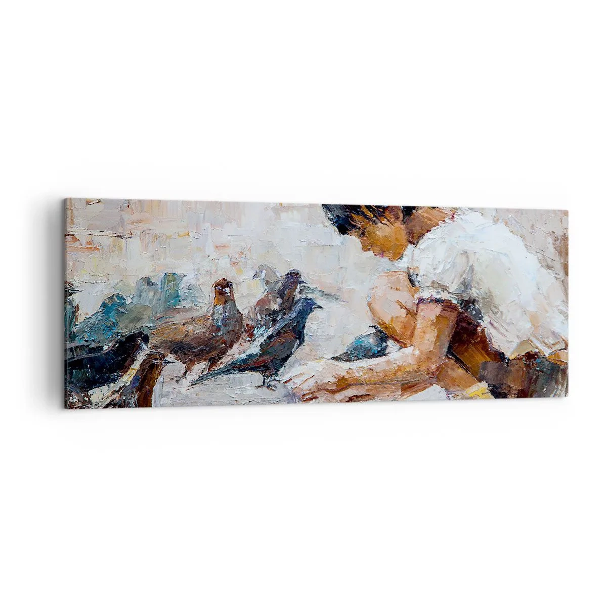 Obraz na plátně - Maličcí a nejmilejší - 140x50 cm