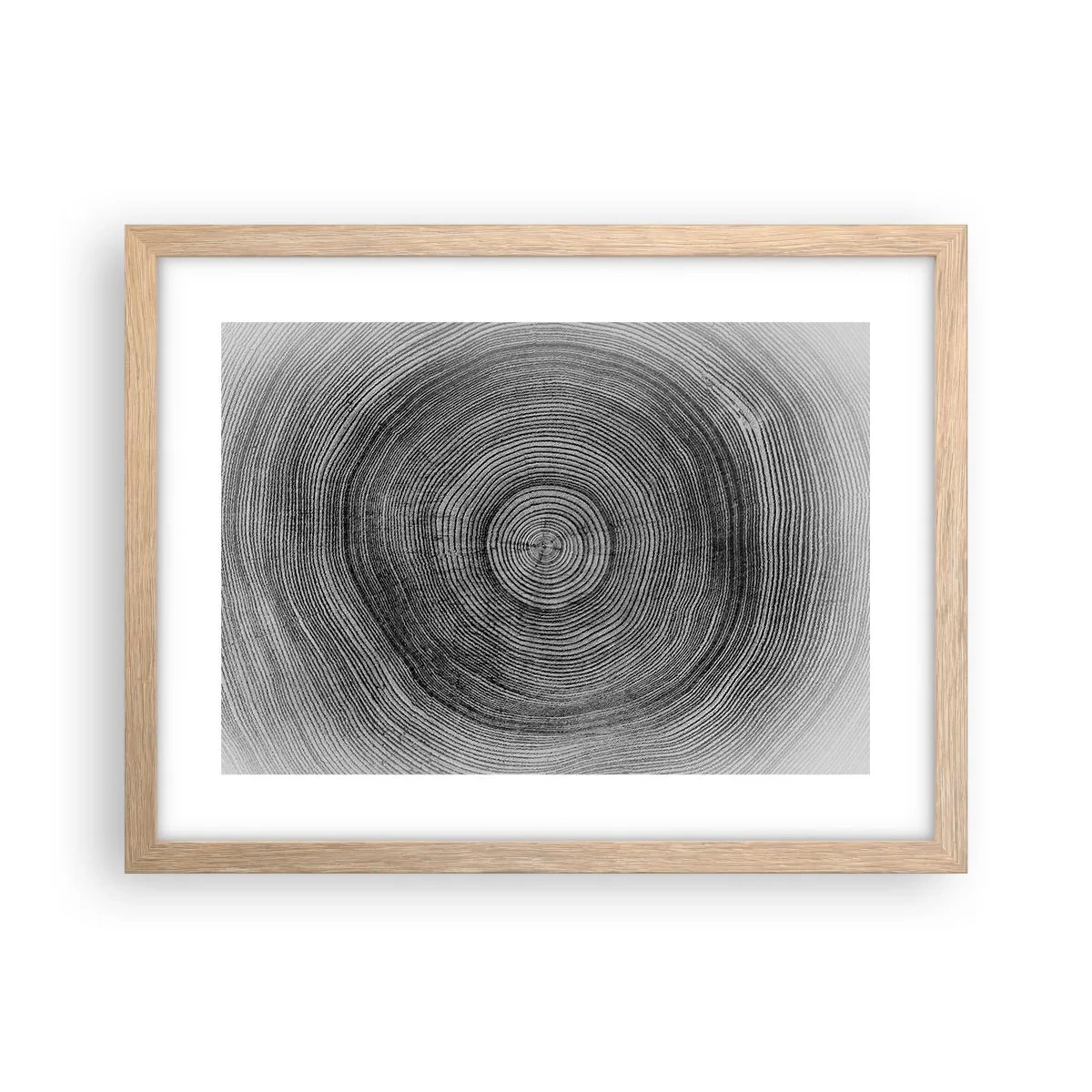 Plakát v rámu světlý dub - Znamení doby - 40x30 cm