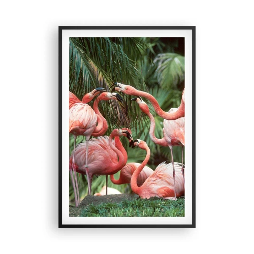 Plakát v černém rámu - Odpolední drby - 61x91 cm