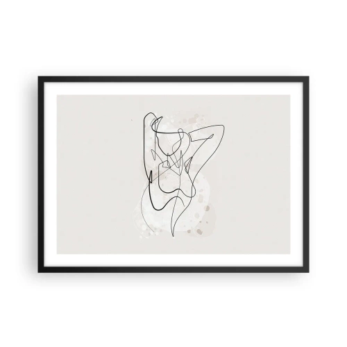 Plakát v černém rámu - Umění svádění - 70x50 cm