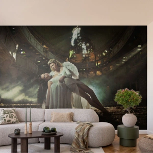 Fototapeta Premium Canvas - Duch starého divadla - Žena, Anděl, Kus - 100x70 cm