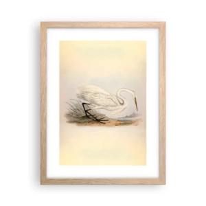 Plakát v rámu světlý dub - Paní rákosin - 30x40 cm