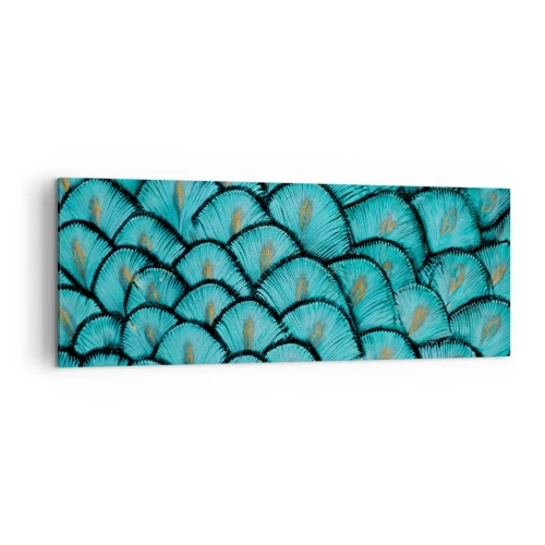 Obraz na plátně - Velká slavnost peří - 140x50 cm