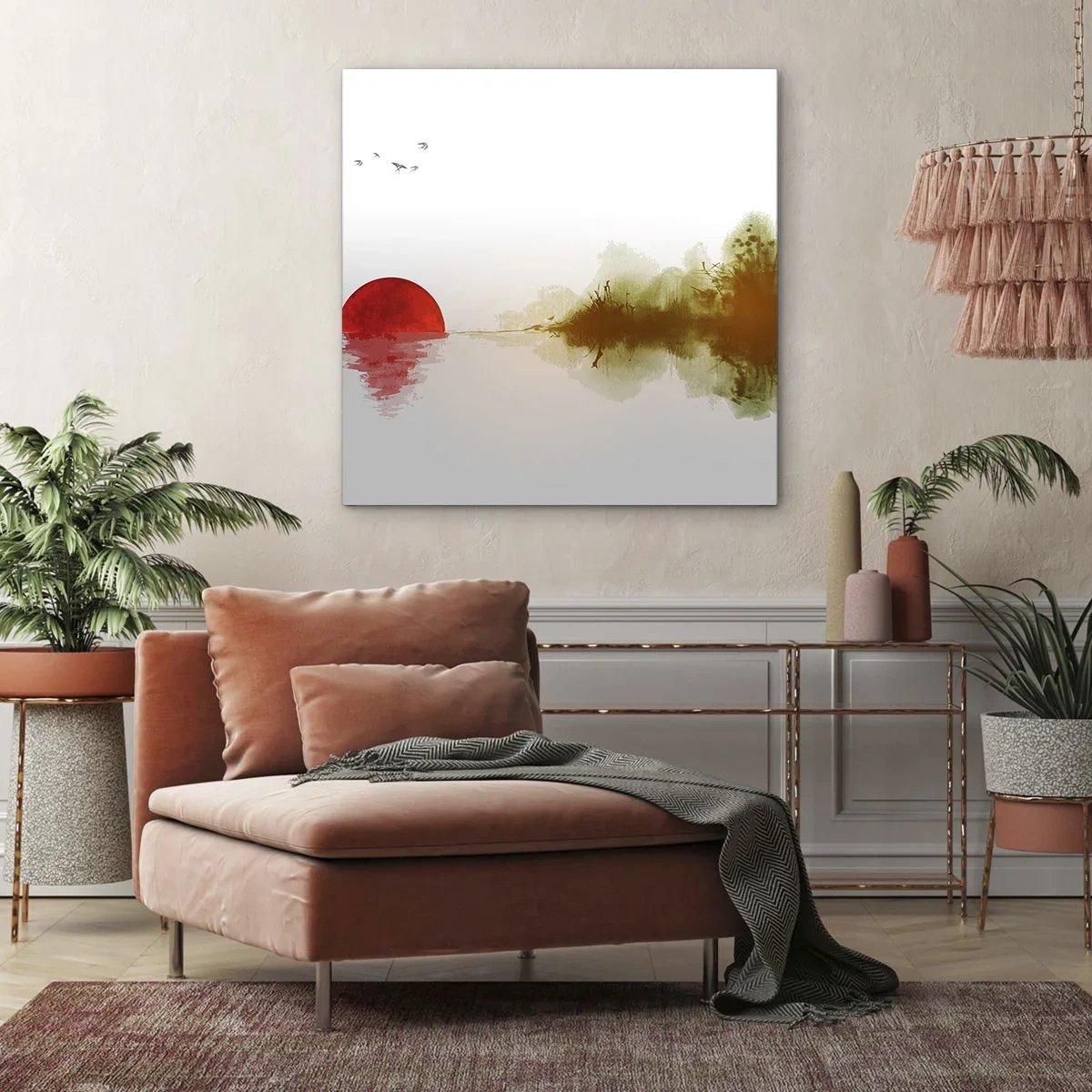 Obraz na plátně - Příslib klidu - 70x70 cm