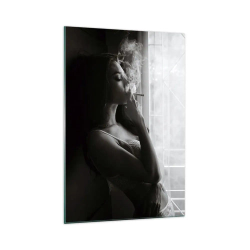 Obraz na skle - Smyslný okamžik - 70x100 cm
