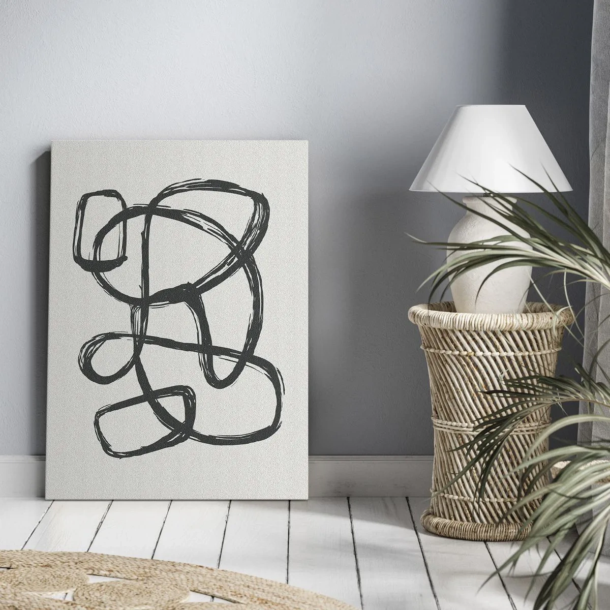 Obraz na plátně - Abstrakce ve smyčce - 50x70 cm