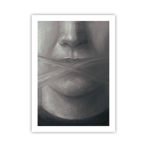 Plakát - Ani slovo - 50x70 cm