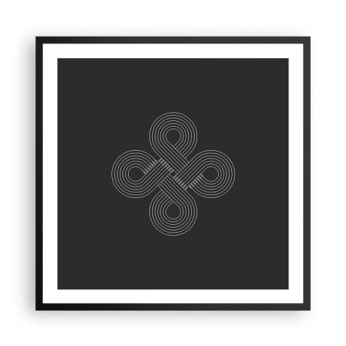 Plakát v černém rámu - V keltském duchu - 60x60 cm