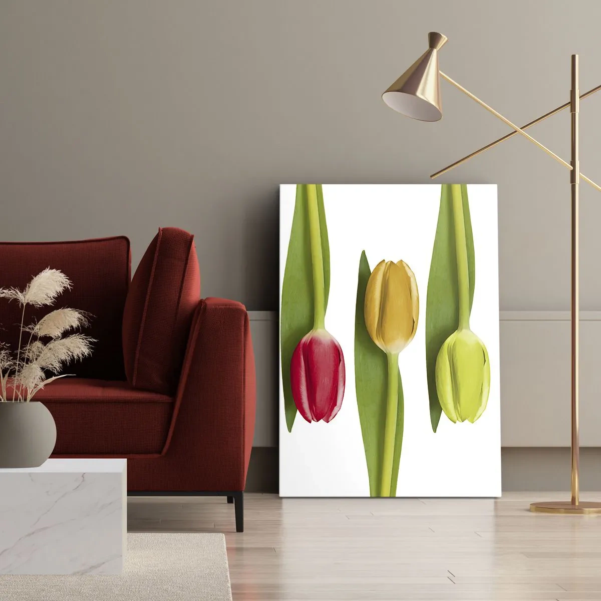 Obraz na plátně - Duhová kompozice - 50x70 cm