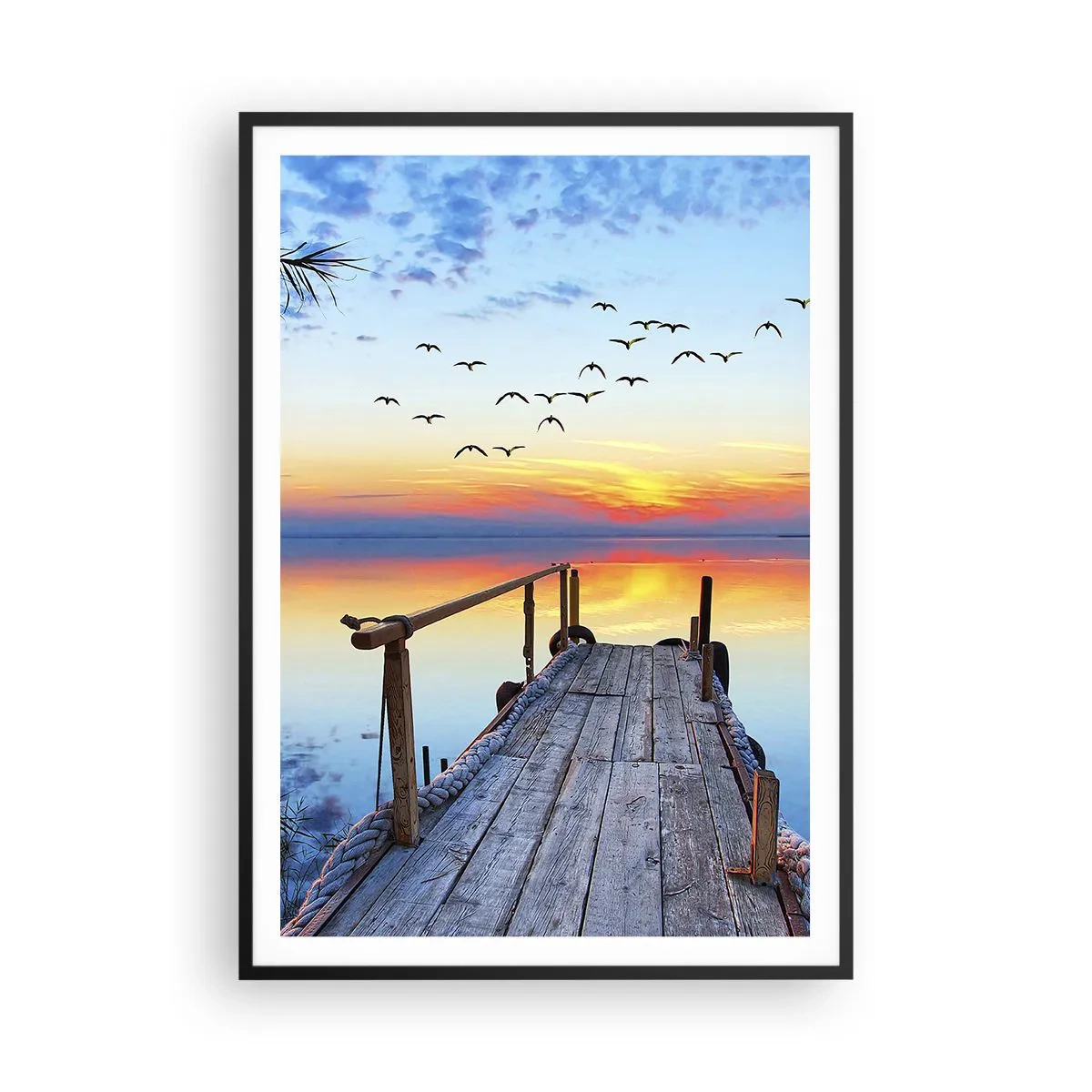 Plakát v černém rámu - Je čas vrátit se… - 70x100 cm
