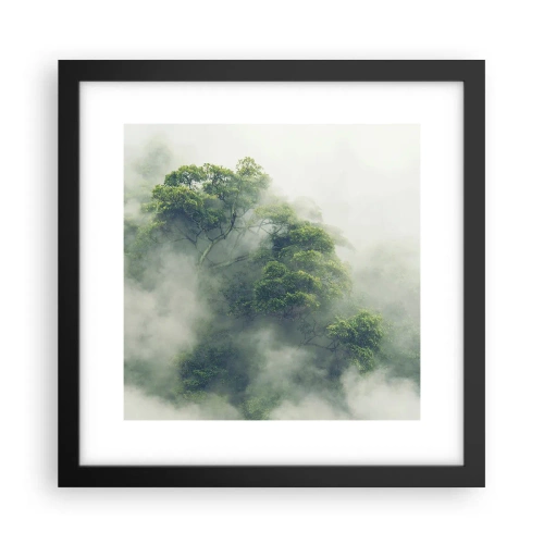 Plakát v černém rámu - Zahalené mlhou - 30x30 cm