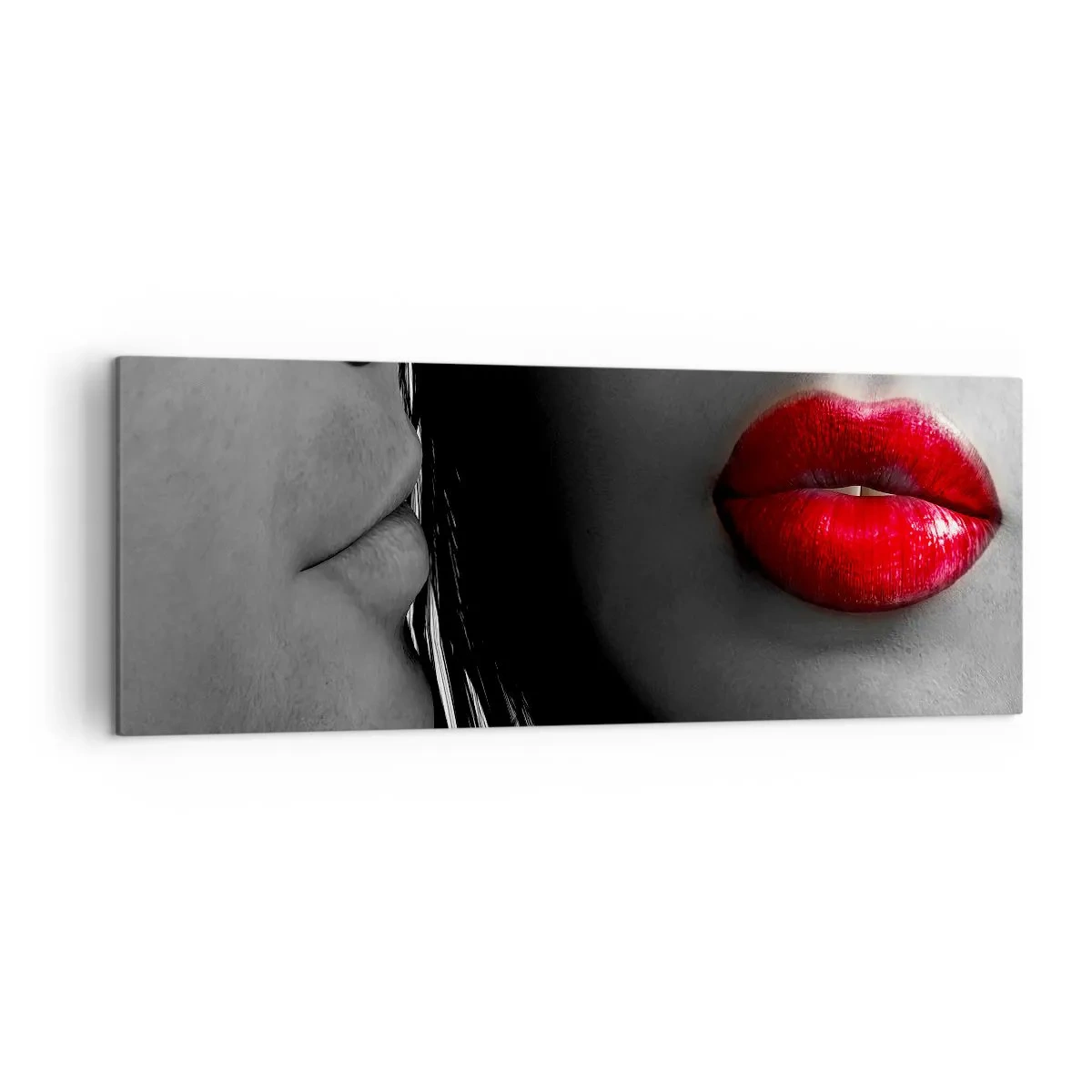 Obraz na plátně - Tvář u tváře  - 140x50 cm