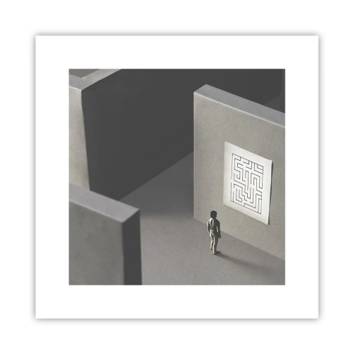 Plakát - Kde to ale jsem? - 30x30 cm