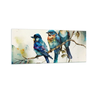 Obraz na skle - Urazil se? - 100x40 cm