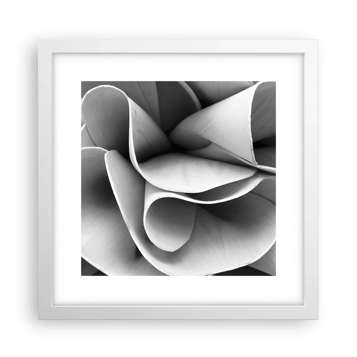 Plakát v bílém rámu - Děje se ve vesmíru - 30x30 cm