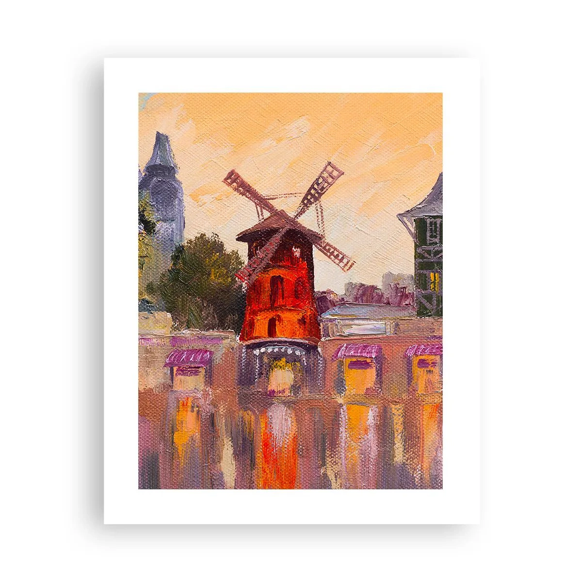 Plakát - Pařížské ikony – Moulin Rouge - 40x50 cm