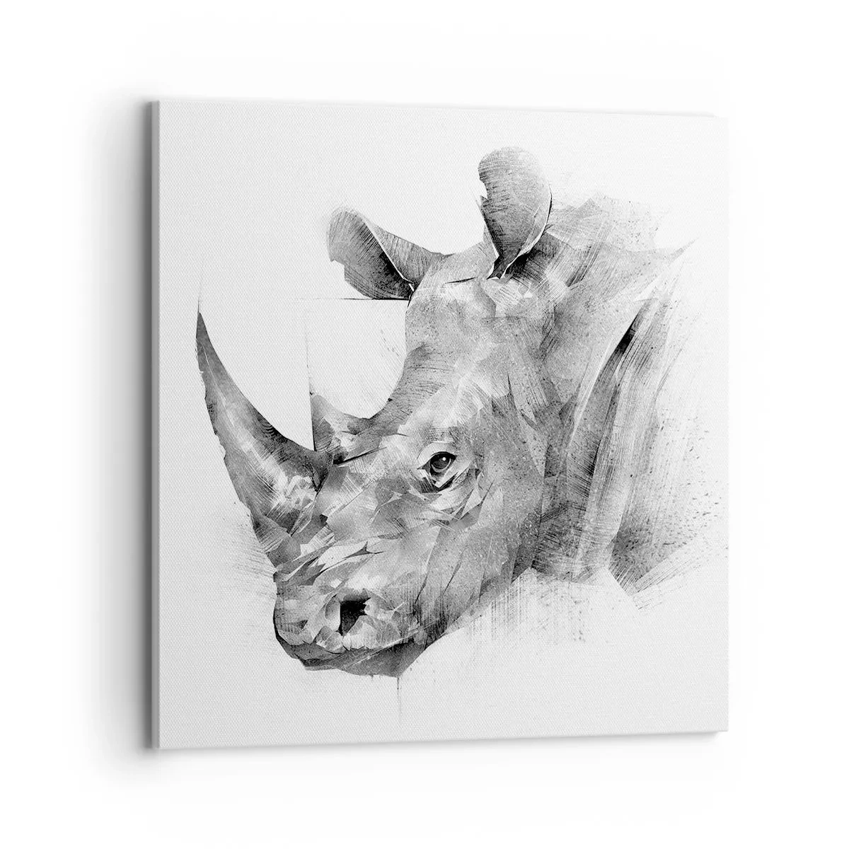 Obraz na plátně - Africký portrét - 70x70 cm