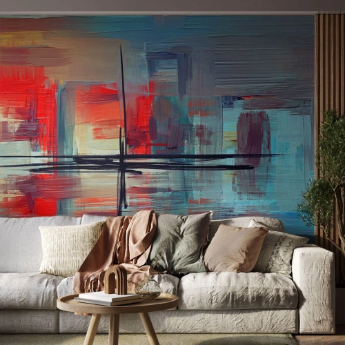 Fototapeta Standard Eco - Krajina v neznámé dimenzi - Abstrakce, Kus, Moderní - 300x210 cm