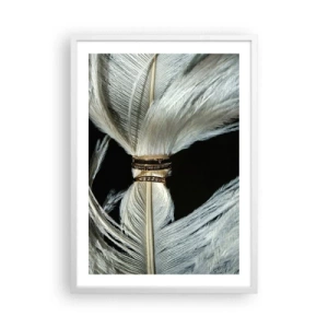 Plakát v bílém rámu - …a neopustím tě…. - 50x70 cm