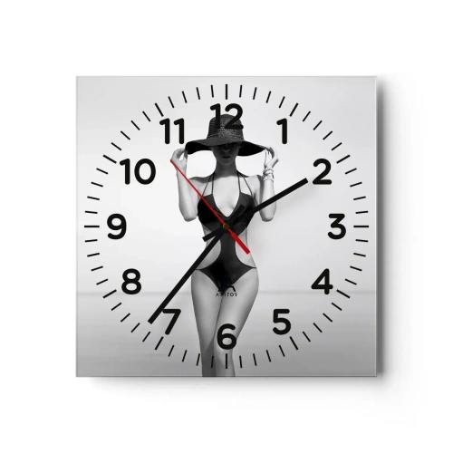 Nástěnné hodiny - Jmenuji se: Elegance - 40x40 cm