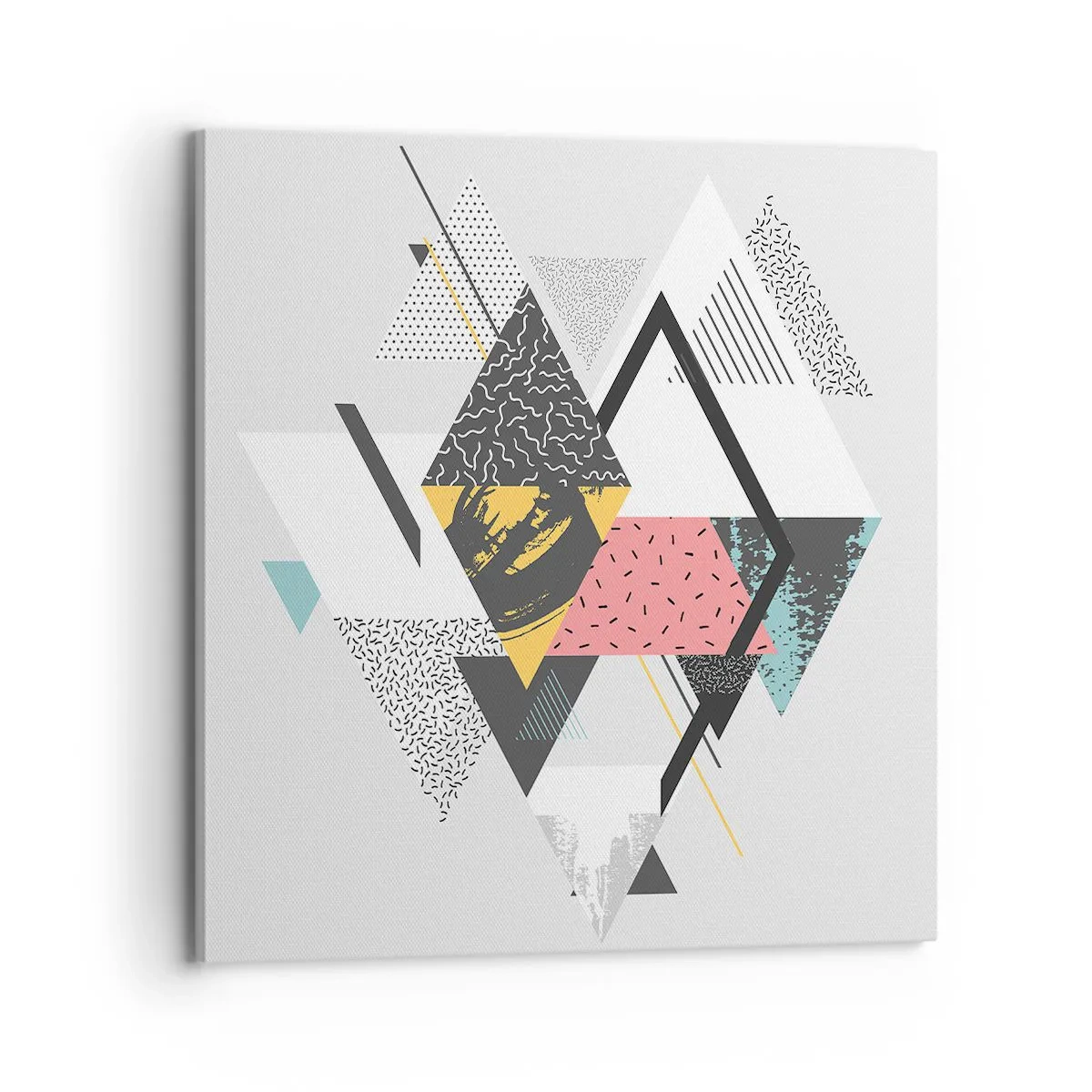 Obraz na plátně - Variace na trojúhelník a kosočtverec - 70x70 cm