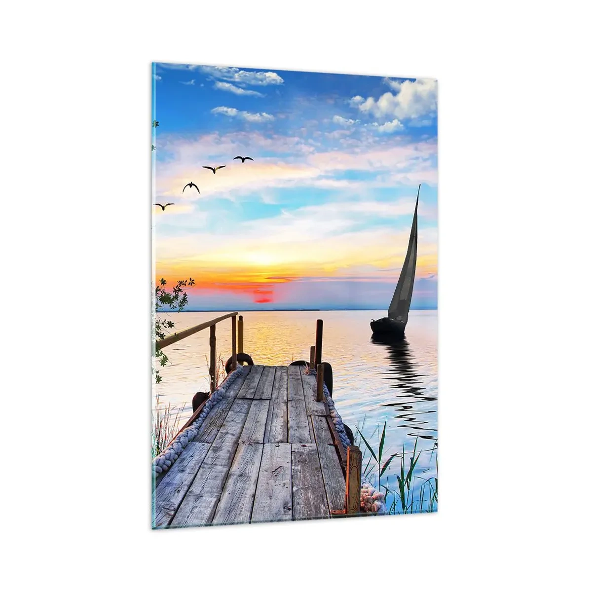 Obraz na skle - Dobrý večer - 80x120 cm