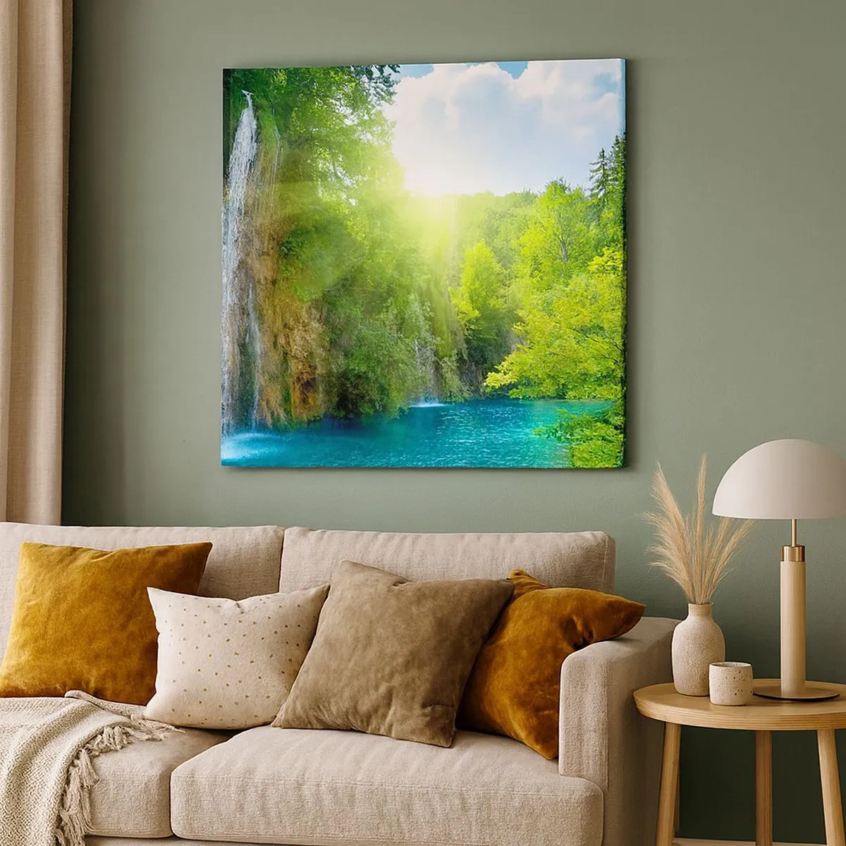 Obraz na plátně - To musí být Eden - 30x30 cm