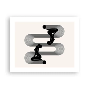 Plakát - Smyslná symetrie - 50x40 cm