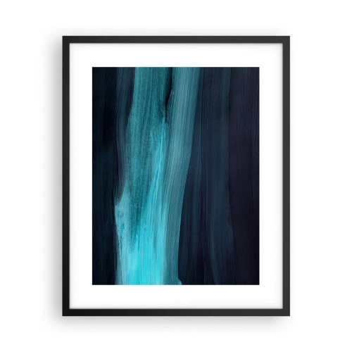 Plakát v černém rámu - Pluj s proudem - 40x50 cm