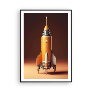 Plakát v černém rámu - Začíná to snem - 70x100 cm