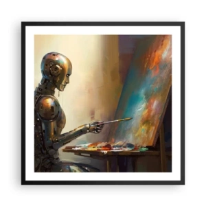 Plakát v černém rámu - Umění budoucnosti - 60x60 cm